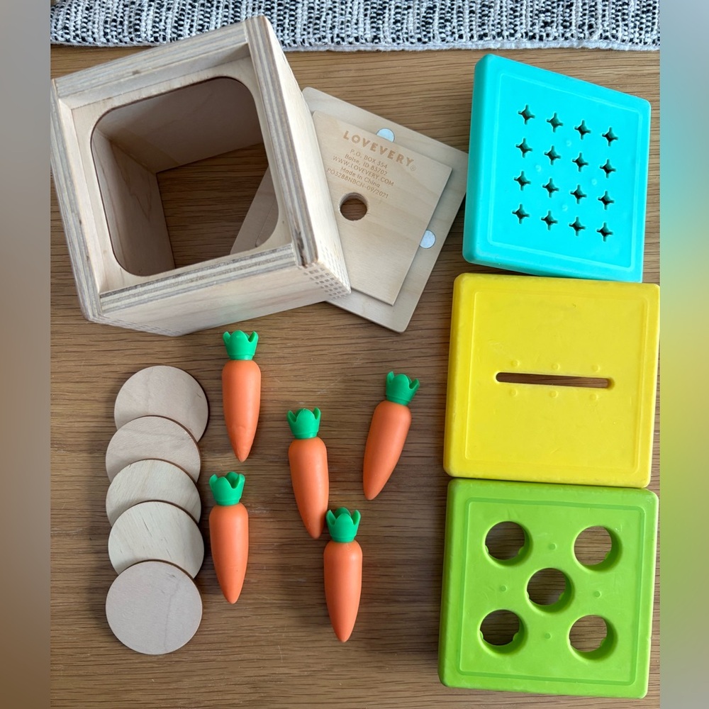 Wooden Coin Bank with alternative lids